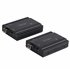 Extensor KVM HDMI de 4K por Fibra - Alargador de Consola Switch KVM con Vídeo HDMI y USB Remoto - hasta 300m (Multimodo) - con 2