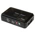 Juego de Conmutador KVM de 2 puertos con todo incluido - USB - Audio y Vídeo VGA