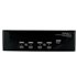 Conmutador Switch KVM 4 Ordenadores 2 Monitores Dobles DVI VGA Audio Puertos USB 1920x1440