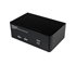 Conmutador Switch KVM - 2 puertos USB 2.0 - Audio Vídeo DisplayPort 2 Monitores