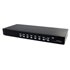 Conmutador Switch KVM 8 Puertos de Vídeo VGA HD15 USB 2.0 USB A y Audio - 1U Rack Estante