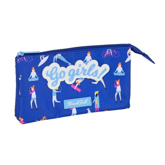 Portatodo Escolar BLACKFIT8 Go Girls 22 x 12 x 3 cm.