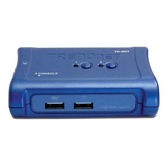 TK-207K interruptor KVM Azul
