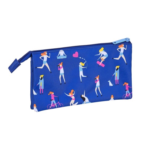 Portatodo Escolar BLACKFIT8 Go Girls 22 x 12 x 3 cm.