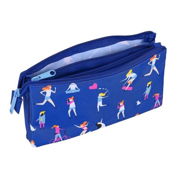 Portatodo Escolar BLACKFIT8 Go Girls 22 x 12 x 3 cm.