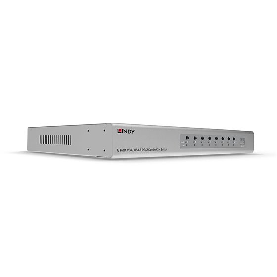 39526 interruptor KVM Montaje en rack Plata