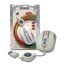 3F-MSM201/WP ratón USB tipo A Óptico 800 DPI
