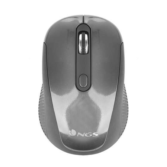 Haze ratón Ambidextro RF inalámbrico Óptico 1600 DPI