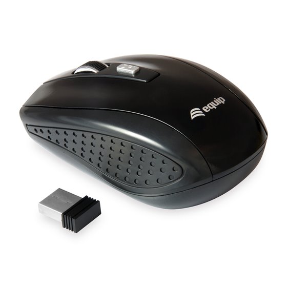 245104 ratón Viajes Ambidextro RF inalámbrico Óptico 1600 DPI