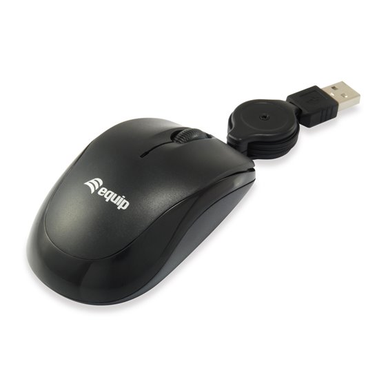 245103 ratón Viajes Ambidextro USB tipo A Óptico 1000 DPI