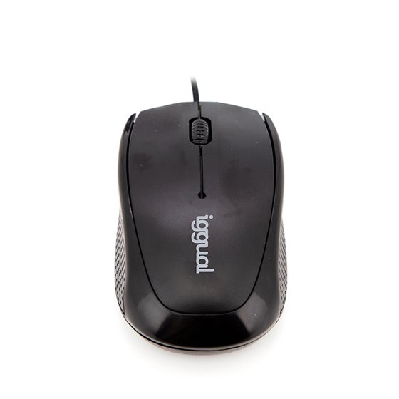 Ratón óptico COM-BASIC-800DPI negro