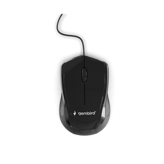 MUS-3B-02 ratón Oficina Ambidextro USB tipo A Óptico 1000 DPI