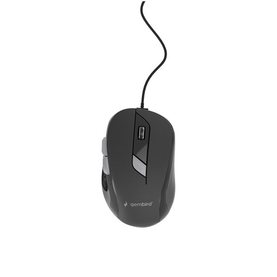 MUS-6B-01 ratón Oficina Ambidextro USB tipo A Óptico 1600 DPI