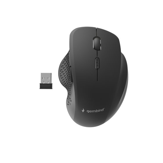 MUSW-6B-02 ratón Oficina mano derecha RF inalámbrico Óptico 1600 DPI
