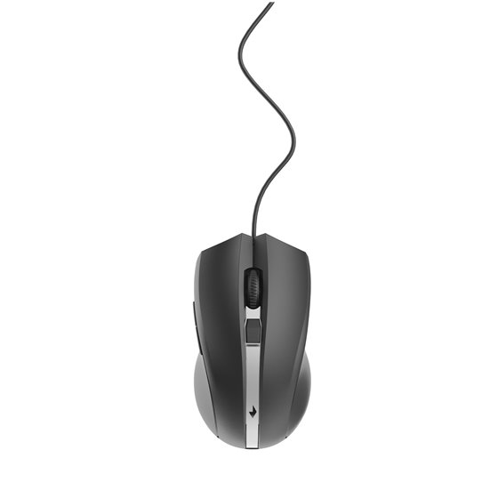 MUS-GU-02 ratón Ambidextro USB tipo A Laser 2400 DPI