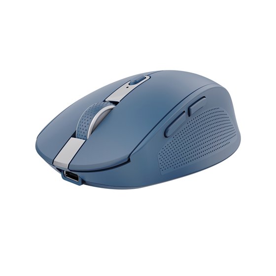 Ozaa ratón Oficina mano derecha RF Wireless + Bluetooth Óptico 3200 DPI