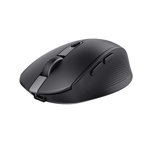Ozaa ratón Oficina mano derecha RF Wireless + Bluetooth Óptico 3200 DPI