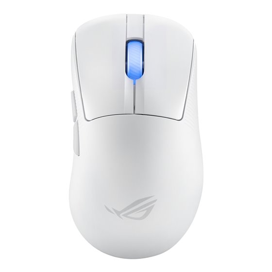 ROG Keris II Ace Wireless AimPoint White ratón Juego mano derecha RF Wireless + Bluetooth + USB Type-A Óptico 42000 DPI