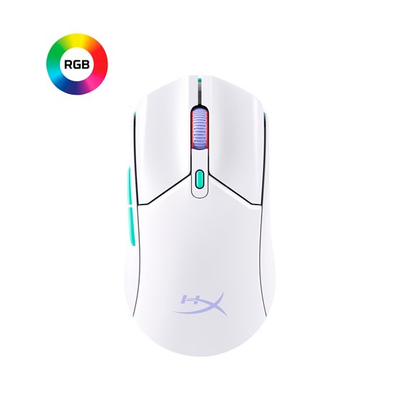 Pulsefire Haste 2 Core inalámbricos: ratón gaming (blanco/verde/púrpura)