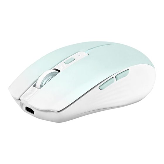 MWGRADIENTBL ratón mano derecha Bluetooth + USB Type-C 1600 DPI