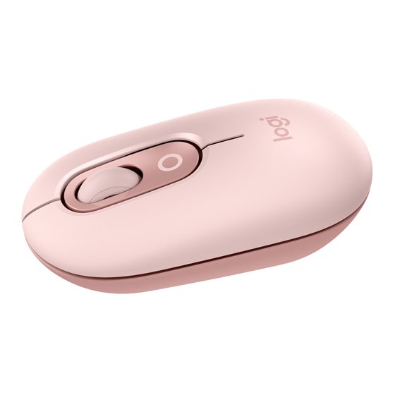 POP Mouse, ratón inalámbrico Bluetooth compacto y portátil con botones programables y clics discretos, tecnología Easy-Switch pa