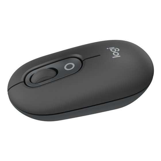 POP Mouse, ratón inalámbrico Bluetooth compacto y portátil con botones programables y clics discretos, tecnología Easy-Switch pa