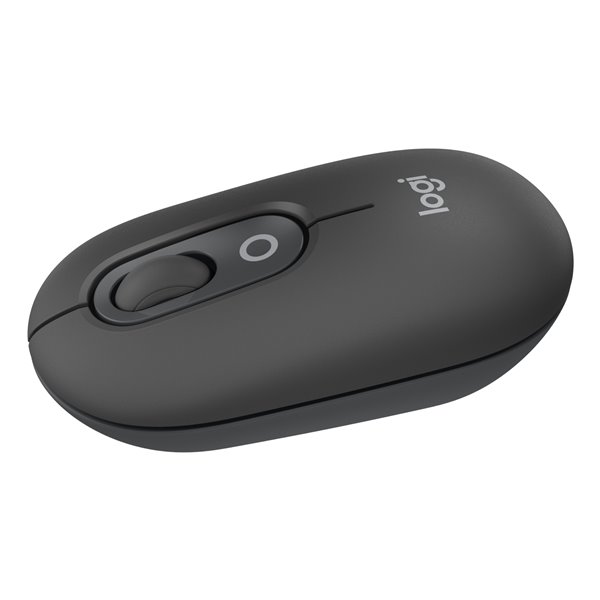 POP Mouse, ratón inalámbrico Bluetooth compacto y portátil con botones programables y clics discretos, tecnología Easy-Switch pa