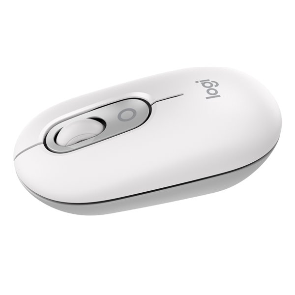 POP Mouse, ratón inalámbrico Bluetooth compacto y portátil con botones programables y clics discretos, tecnología Easy-Switch pa