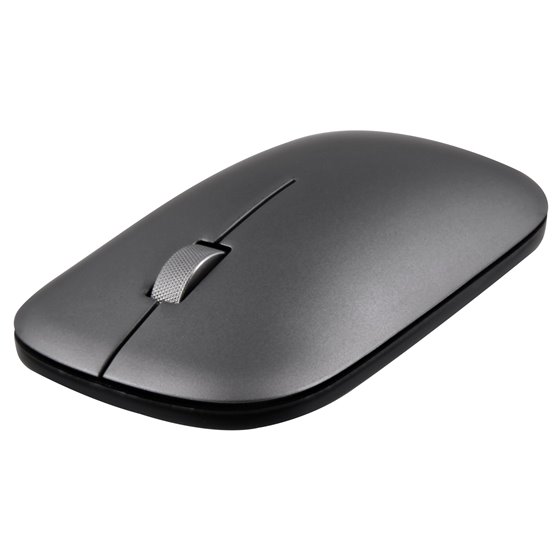 MWMAC ratón Oficina Ambidextro RF Wireless + Bluetooth 1600 DPI