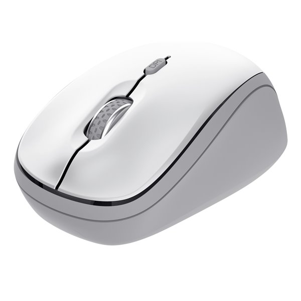 Yvi+ ratón Universal Ambidextro RF Wireless + Bluetooth Óptico 1600 DPI