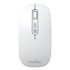 RATON W02 IA BLANCO INALAMBRICO RECARGABLE 500MAH RF+BT 1600DPI COPILOT SILENTCLICK