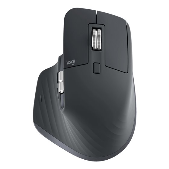 MX Master 3S, ratón inalámbrico de alto rendimiento con desplazamiento ultrarrápido, Ergo, 8000 DPI, seguimiento sobre cristal, 