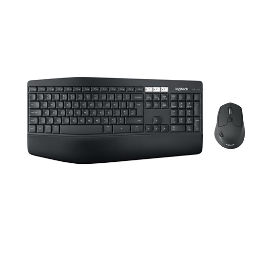 920-008228 teclado Ratón incluido Universal RF Wireless + Bluetooth QWERTY Español Negro