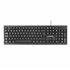 AK0 - Teclado profesional (membrana, pulsación optimizada, diseño ecológico, USB 2.0, Mac/Linux/Windows