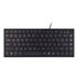 KB 302 Mini teclado Oficina USB QWERTY Negro