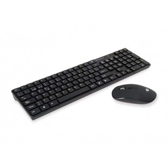 Orazio teclado Ratón incluido Hogar RF inalámbrico QWERTY Español Negro