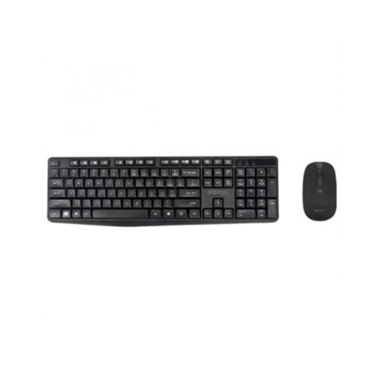APPMX335 teclado Ratón incluido Oficina RF inalámbrico QWERTY Español Negro