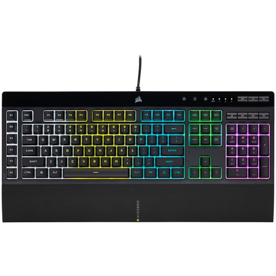K55 RGB PRO teclado Juego USB QWERTY Español Negro