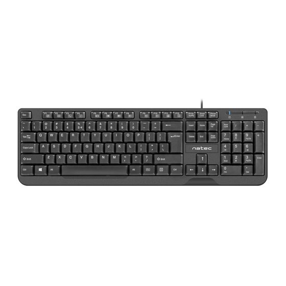 Trout teclado Oficina USB QWERTY Español Negro