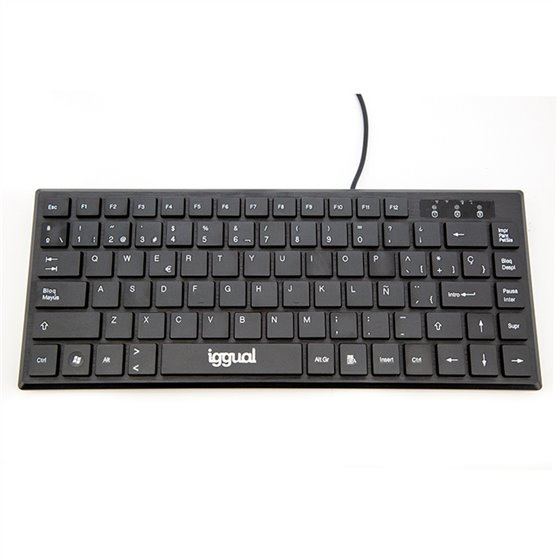 Teclado USB compacto TKL Slim TKL-USB negro