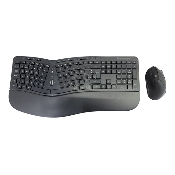 ORAZIO02ES teclado Ratón incluido Oficina RF inalámbrico QWERTY Español Negro