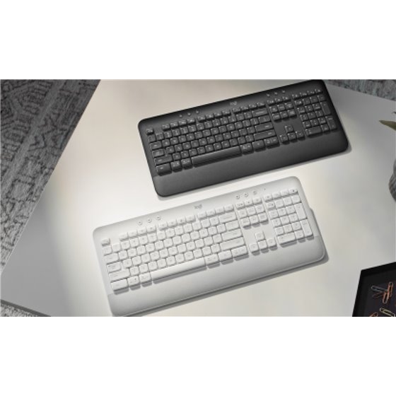 920-010917 teclado Oficina Bluetooth QWERTY Español Grafito
