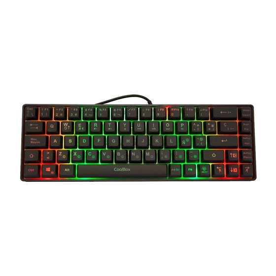 GAMING TECLADO COMPACTO 65% TM065 RGB