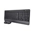 Trezo teclado Ratón incluido Universal RF inalámbrico QWERTY Español Negro