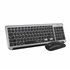 Teclado con Ratón Bluetooth + 2.4G Combo Dual Prestige Extendido Gris/Negro
