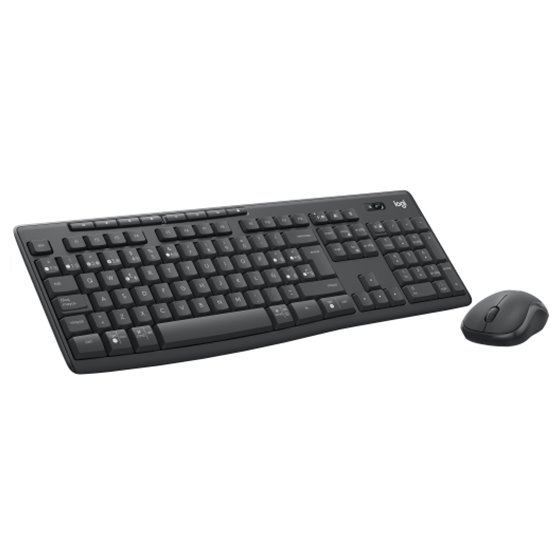 920-012071 teclado Ratón incluido Oficina Bluetooth QWERTY Español Grafito