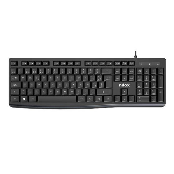TECLADO CON CABLE, NEGRO, ESPAÑOL