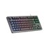 MK023, Teclado Gaming TKL, Tecnología Híbrida H-Mech, Iluminación FRGB Rainbow, Anti-ghosting, Compatibilidad Universal, Negro, 