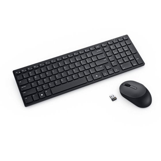 Teclado y ratón silenciosos y compactos Pro - KM555 - español (QWERTY)