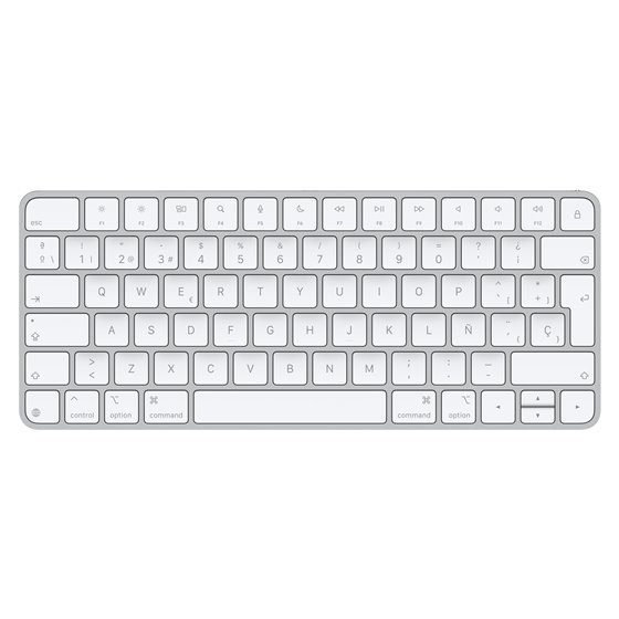 Magic teclado Universal USB + Bluetooth QWERTY Español Blanco